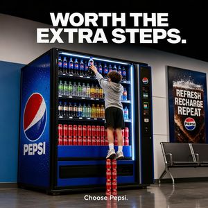 Pepsi Vending Machine Ad