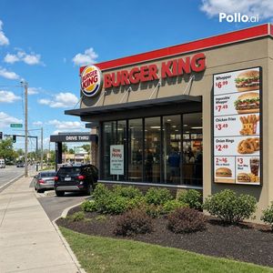 Photorealistic Fast Food Storefront