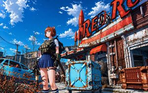 Post-Apocalyptic Tactical Anime Girl