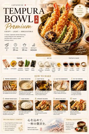 Premium Recipe Poster Template