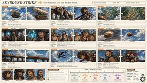 Professional Anime Cinematic Storyboard