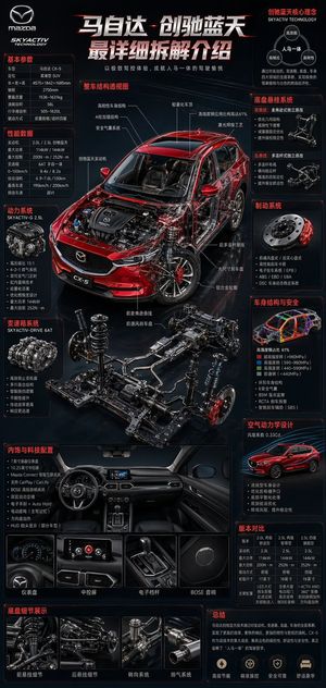 Professional Automotive Technical Infographic Prompt