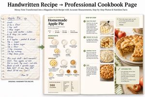Professional Cookbook Layout Generator