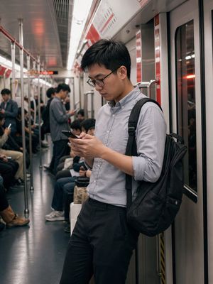 Programmer in Shanghai Metro