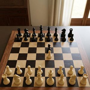 Realistic Chess Opening Photo