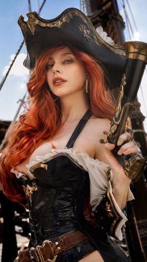 Realistic Pirate Cosplay Portrait