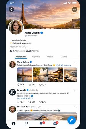 Realistic X-Style French Profile Screen