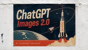 Retro ChatGPT Space Poster
