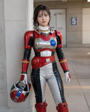 Retro Space Heroine Cosplay Portrait