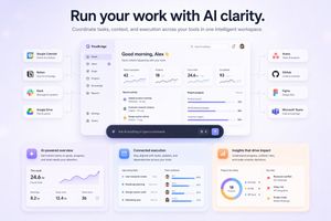 SaaS AI Dashboard Landing Page