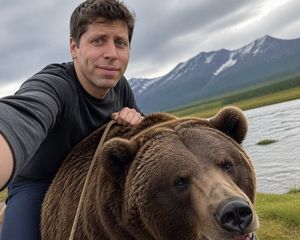 Sam Altman Riding a Bear