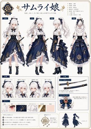 Samurai Princess Character Sheet