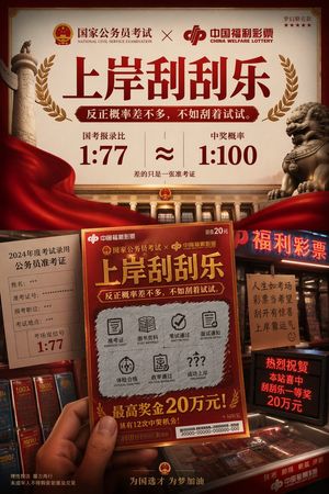 Satirical Brand Collaboration Poster