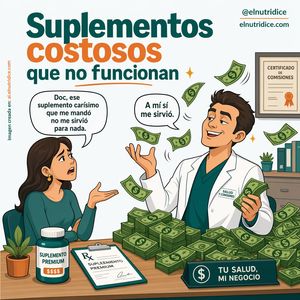 Satirical Expensive Supplements Cartoon