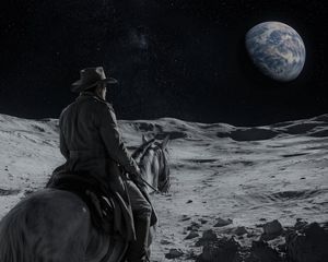 Sci-Fi Western Lunar Rider