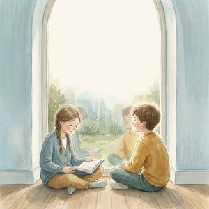 Soft Watercolor Storybook Illustration