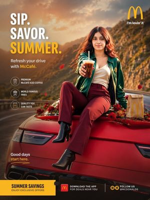 Summer McCafé Mountain Road Ad