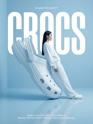 Surrealist High-Fashion Brand Poster