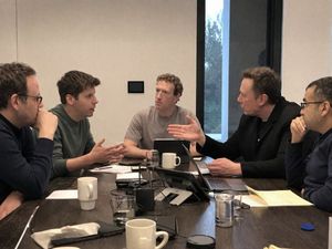 Tech Billionaire Boardroom Meeting