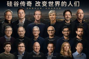 Tech Leaders Poster with Facial Recognition