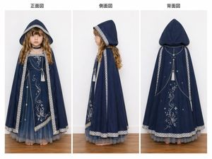 Three-View Hooded Fantasy Dress Sheet