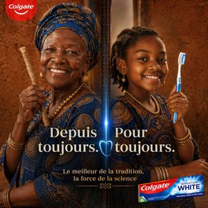 Tradition and Modernity Toothpaste Ad