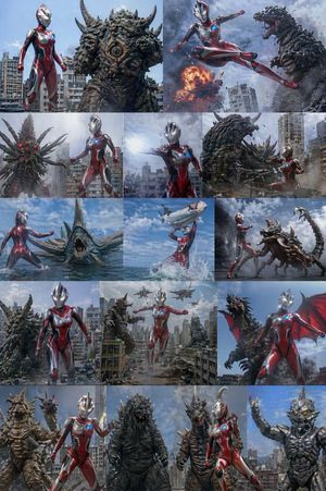 Ultra Woman Kaiju Battle Variations