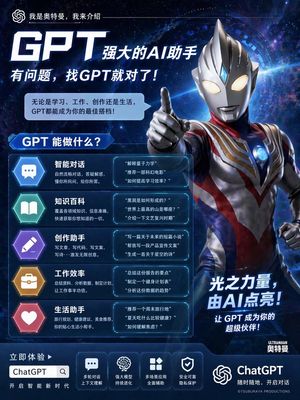 Ultraman ChatGPT Promo Poster