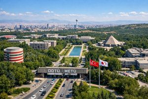 University Campus Aerial View