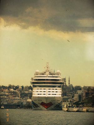 Vintage Cruise Ship in Istanbul