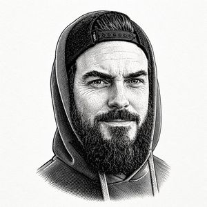 Vintage Engraved Hoodie Portrait