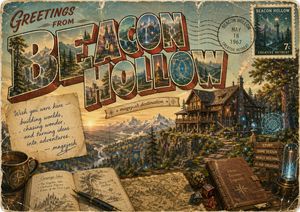 Vintage Fantasy Postcard of Beacon Hollow