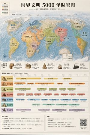 World Civilization Spatiotemporal Map