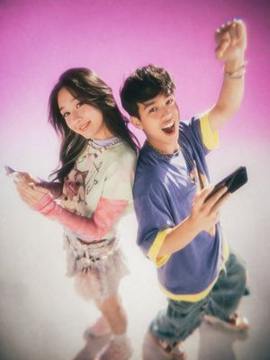 Y2K Teen Magazine Studio Portrait