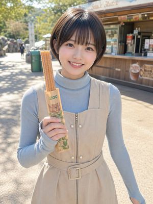 Zoo Churro Portrait Photo
